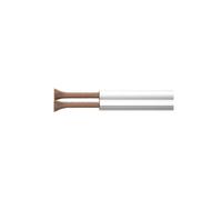 Cable sin apantallamiento 2x0,75 blanco S8271/100m