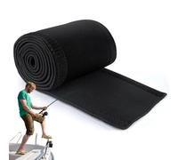 Cable Sleeve - Black Trolling Motor Cover, Adjustable Wrap Tube, Water Resistant Neoprene Build, Secure Fastening System | Power Cord Protection, Vehicle Wire Organizer, Truck Engine Compartment