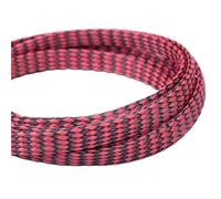 Cable Sleeve Cotton Mesh PP/Pet/Nylon Braid Soft Shock Sleeves 4-12mm Insulated Expandable Sleeving(Red Black,8mm 20meter)