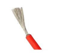 Cable Solar fotovoltaico de 1/2/3/5/6/8/10/15/20/30m 6 8 10 12 14 16 AWG Cable de Cobre Rojo de extensión de Panel for Sistema fotovoltaico(Red Cable 6m,10 AWG)