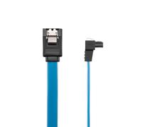 Cable Sonero SATA III 6Gb/s - 0,50m - acodado - azul