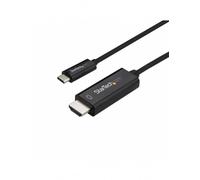 StarTech.com Cable Adaptador de 2m USB-C a HDMI 4K 60Hz - Negro - Cable USB Tipo C a HDMI - Cable Conversor de Vídeo USBC