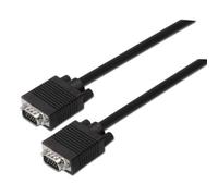 Cable SVGA Aisens A113-0068/ VGA Macho - VGA Macho/ Hasta 3W/ 10Mbps/ 1.8m/ Negro