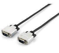 Equip Cable SVGA con Ferritas Macho/Macho 3m Plata