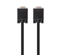 NANOCABLE 10.15.1302 - Cable SVGA para Monitor y proyector, HDB15/M-HDB15/M, Macho-Macho, Negro, 1.8mts