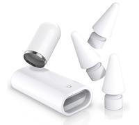 Cable Technologies Juego de 3 puntas para Apple Pencil Pro, USB-C, 2 y 1 generación, lápiz + adaptador de carga y tapa magnética, kit de accesorios de repuesto para Apple Pencil 1ª generación