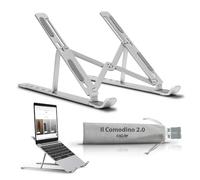 Cable Technologies Soporte De PC Portátil Profesional, Soporte De Ventilación Para Refrigeración, 7 Niveles Ajustables, Compatible Con MacBook, Tablet, iPad, Libros Electrónicos