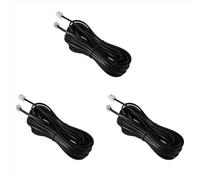 Cable telefónico 3X RJ11 6P4C para módem ADSL de 10 metros