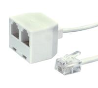 Cable telefónico de 4 conductores tipo marfil, ideal para conexiones de telefonía y sistemas de comunicación.