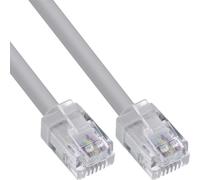 Cable telefónico InLine 18740 RJ12 modular 10 metros