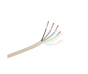 Cable telefónico plano Aisens A143-0321 4 hilos 100 m gris