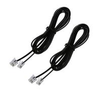 Cable telefónico RJ11 6P4C para módem ADSL (2 metros)