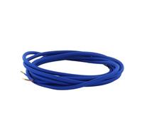 Cable textil 3m - azul eléctrico