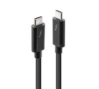 Lindy Cable Thunderbolt 3 de 2 m, Color Negro