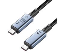 Cable Thunderbolt 4 USB-C 2m - 40Gbps de alta velocidad, USB 4.0, transferencia de datos y salida de vídeo 8K@60Hz - compatible con MacBook, para Dell, para HP y más