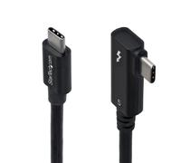 StarTech Cable Thunderbolt 5 Acodado a la Derecha 80cm - 80Gbps/120Gbps - 8K60 - PD 240W - Cable Thunderbolt Certificado