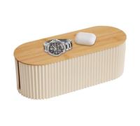 Cable Tidy Box - organizadora para gestión de Cables, 3 x 13 x 11 cm PP + Madera Made Desk Cable Management Solution | Tidy Extension esconde Corrector para salón, Sala de Estudio