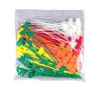 Cable Ties - Cable Management Straps, 250 Pieces 7 Colors Nylon, Zip Ties Heavy Duty, Wires Management Cord Organizer With Markers For Home Hotel Desk Car Computer Data Center Industrial Cord
