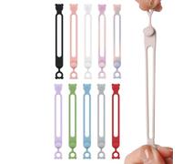Cable Ties for Cords 10 Pieces Silicone Headphone Organizers