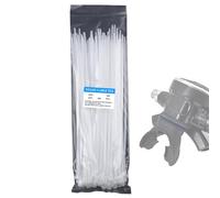 Cable Ties Set - 7.87 Inches Cable Organizer | Nylon Ties - 100pcs Reusable Nylon Zip Tieses For Cables Management Strong Cord Organizer For Home Garden And Office Use