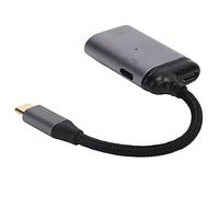 Cable Tipo C a Mini DisplayPort, Adaptador USB C a Mini DisplayPort, Conversor 1.4 3.1 Carga Rápida para Monitor de TV con Proyector, Diseño Mini y Peso Ultraligero, Fácil de