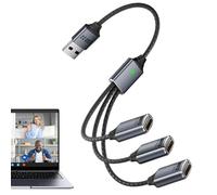 Cable Tipo C de Carga Rápida | Cable Cargador USB Tipo C para Múltiples Dispositivos - Accesorio Automotriz Para Viajes Camping Y Uso Interior De Camión