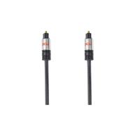 Cable Toslink Dcu Tecnologic 30751020 1m Fibra Óptica Macho-Macho Negro