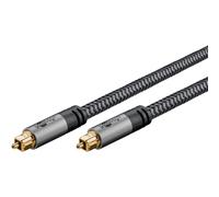 Goobay 65307 cable de audio 5 m toslink negro, plata