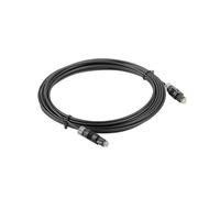 Lanberg Cable de fibra óptica TOSLINK CA-TOSL-10CC-0010-BK 1 m Audio digital Negro