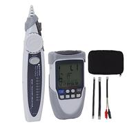 Cable Tracer with Receiver Wire Tester Line Finder with LCD Display POE Battery Voltage Measurement for Telephone Internet