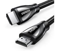 Cable trenzado con conectores HDMI 2.1 8K / 4K, 3 m, color negro.