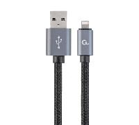 CABLE TRENZADO DE ALGODON GEMBIRD 8 PINES CON CONECTORES METALICOS. 1.8 M