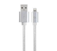 Gembird Cable trenzado de algodón CCB-MUSB2B-AMLM-6-S 8 pines conectores metálicos 1,8 m