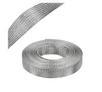 Cable trenzado de cobre plano de 1/5/20 m de ancho, 2 mm ~ 28 mm, funda trenzada de cobre puro estañado, cable de señal de detección expandible, funda de metal blindada, cobre (cobre estañado, 12 mm