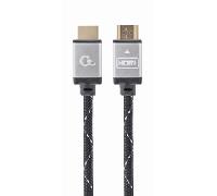 CABLE TRENZADO HDMI 2.0 4K 60HZ GEMBIRD SELECT PLUS SERIES CON ETHERNET 1M NEGRO