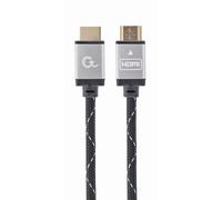 cable trenzado hdmi 2.0 4k 60hz gembird select plus series con ethernet 5m negro