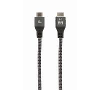CABLE TRENZADO HDMI 2.1 8K 60HZ GEMBIRD SELECT PLUS SERIES CON ETHERNET 2M NEGRO