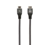 CABLE TRENZADO HDMI 2.1 8K 60HZ GEMBIRD SELECT PLUS SERIES CON ETHERNET 2M NEGRO