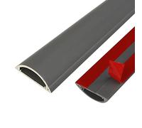 Cable Trunking Self Adhesive, Half Round Wood Grain Paintable Self-Adhesive Floor Color F Size No.3