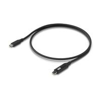 Cable Ubiquiti USB-C 1m 100W 480Mbps Negro c/ Pantalla