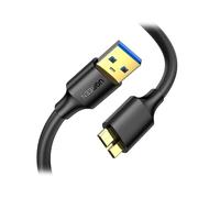 Cable Ugreen 10841 USB A Micro-USB B 1m USB 3.2 Gen 1 5Gbps Negro Alta Resistencia