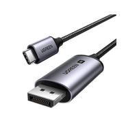 Cable Ugreen CM556 USB-C a DisplayPort 3 m Negro alta compatibilidad