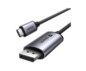 Cable Ugreen CM556 USB-C a DisplayPort 3 m Negro alta compatibilidad