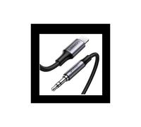 CABLE UGREEN LIGHTNING TO 3.5MM MALE ADAPTER 1M