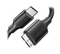 UGREEN Cable USB C a Micro USB 3.0, tipo C a Micro B 3.0, cable de carga y transferencia de datos, 3 pies, color negro