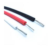 Cable UL3239 cable de alto voltaje de silicona 30KV 40KV 50KV22awg 20awg 18awg 16awg alto 150°(Red,5M_40KV-16AWG)