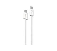 Cable Uni USB-C 60W 3A 1m TPE Nylon carga rápida blanco