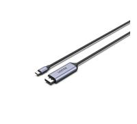 Cable UNITEK V1423C USB Tipo C a DisplayPort 1.8 m 8K@60Hz aluminio