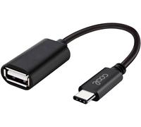 Cable Entrada USB OTG Tipo-C Universal Cool (Negro)