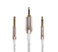 Câble Upgrade symétrique Meze audio 3,5 mm mono à 2,5 mm Cuivre plaqué Argent
